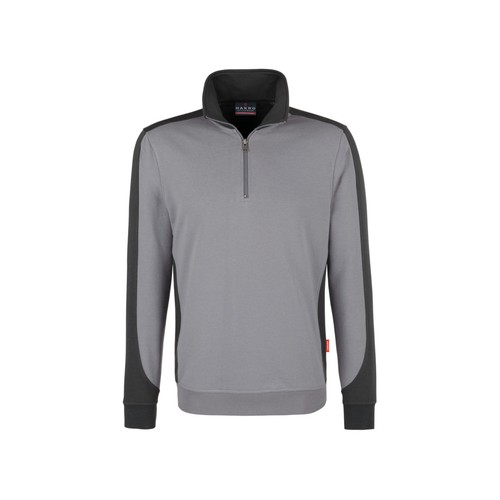 Hakro zip sweatshirt contrast - hakro, zip-sweatshirt