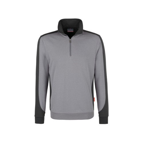 Hakro zip sweatshirt contrast - hakro,