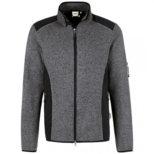 Hakro herren strickfleecejacke - hakro,